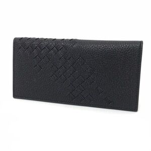 Bottega Veneta Intrecciato Continental Wallet Long Black